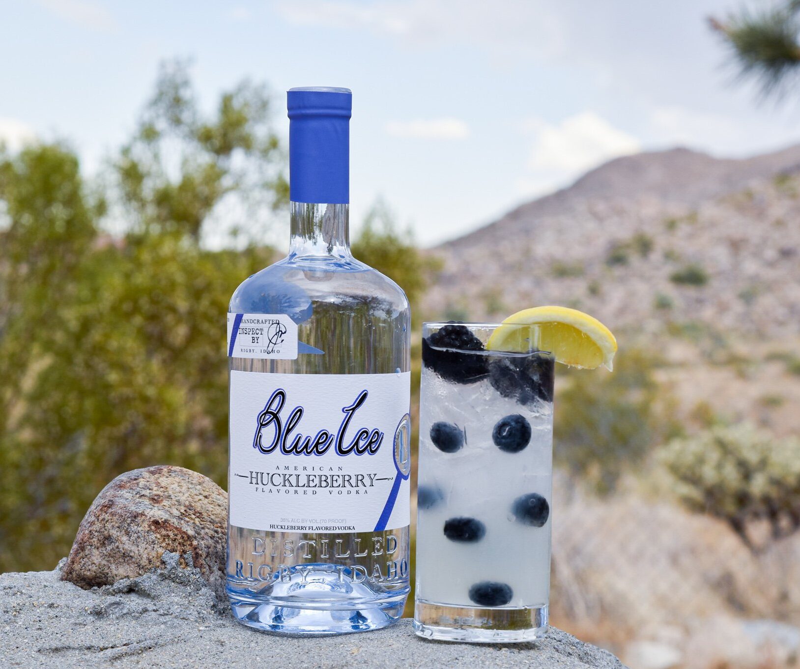 Huckleberry Vodka Tails Blue Ice