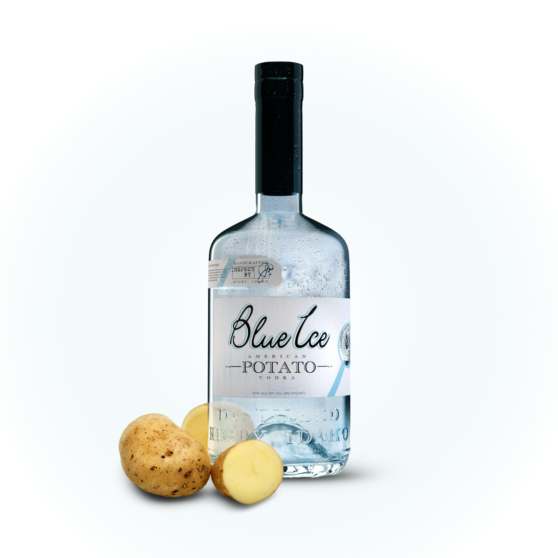blue ice vodka potato