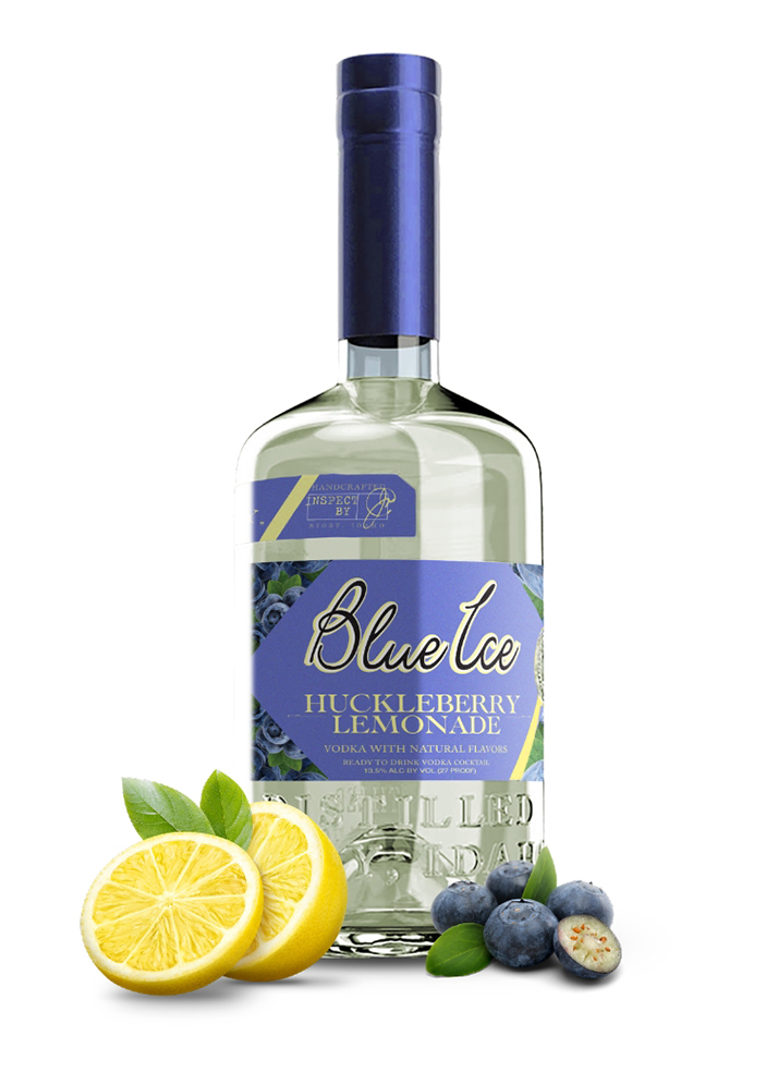 blue ice vodka huckleberry lemonade