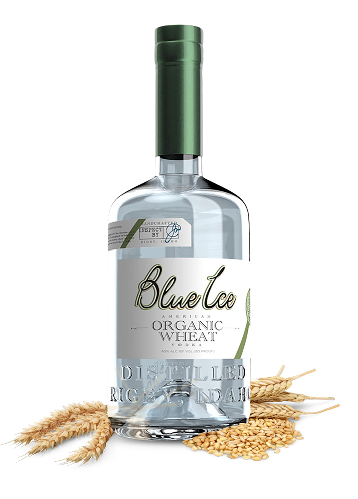 blue ice vodka organic wheat
